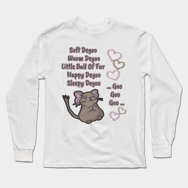 Little Ball Of Fur Long Sleeve T-Shirt by Mystical_Illusion